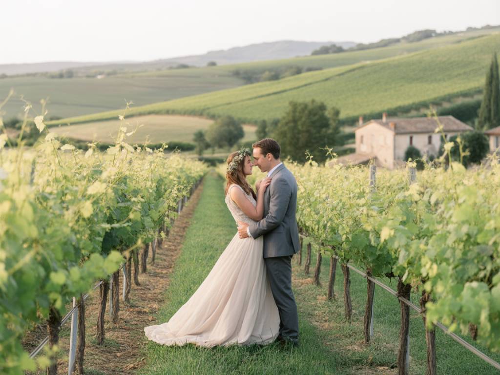 Mariage dans le Beaujolais