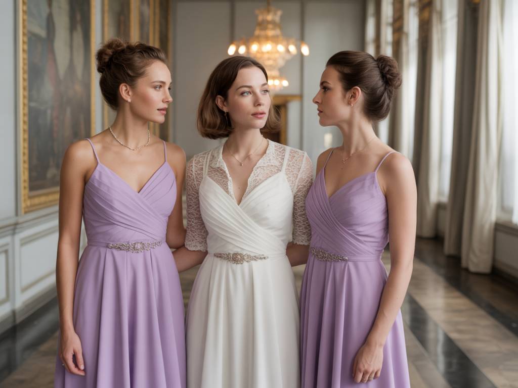 Associer ses demoiselles d’honneur avec élégance et harmonie