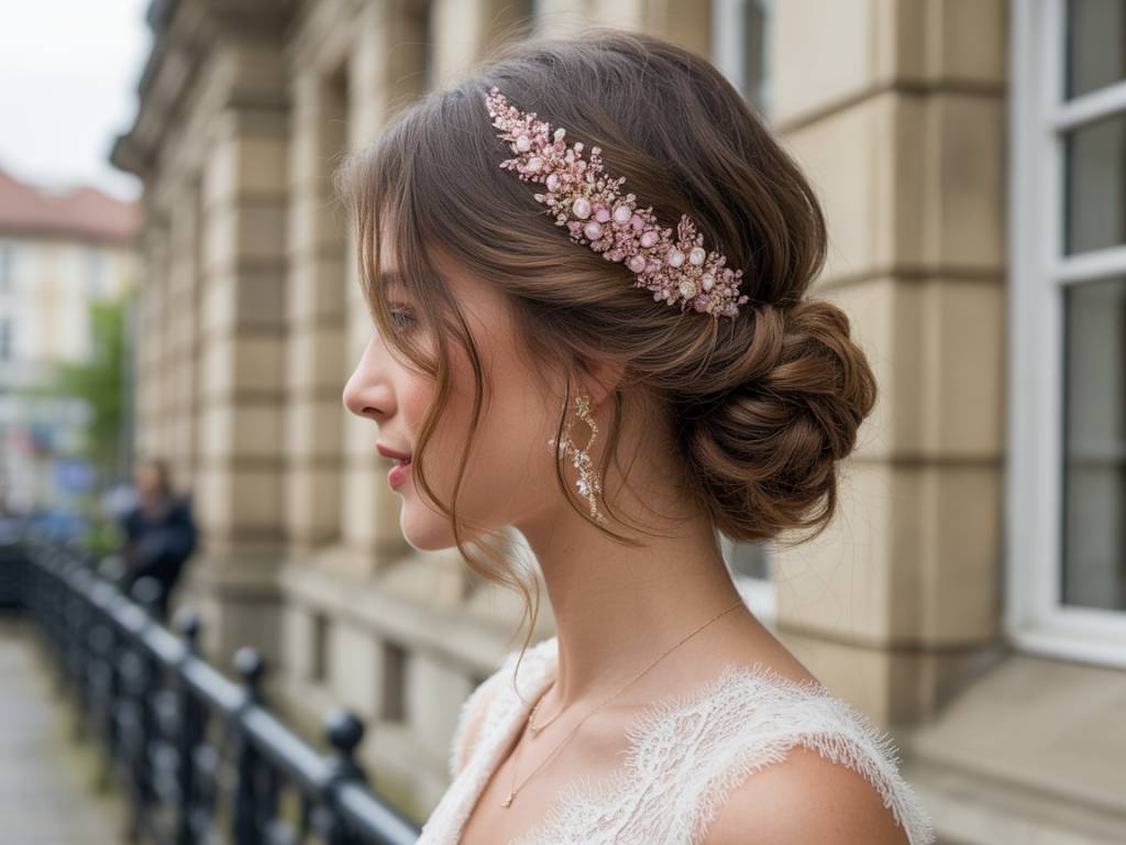 Les accessoires cheveux les plus en vogue chez les futures mariées